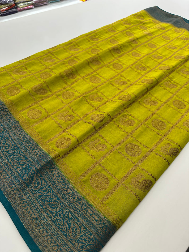 New collection in South Cotton Silk sarees for Varmahalaxmi with contrast matching blouse piece🌹-AU3 (Copy)
