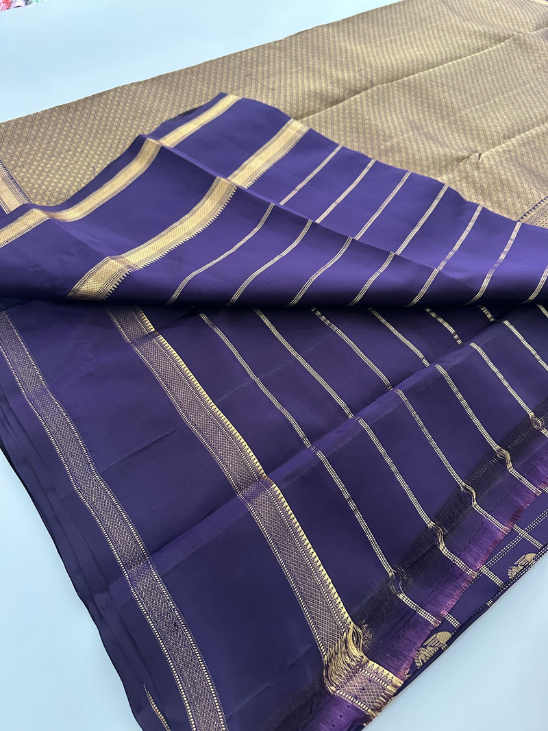 Self Kanchi Silk Sarees🌹-AU14