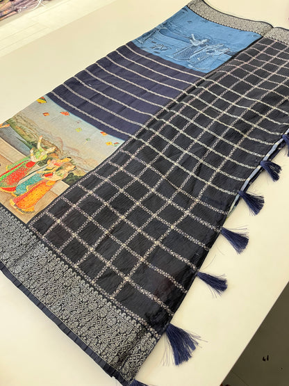 Crush Tussar  Designer