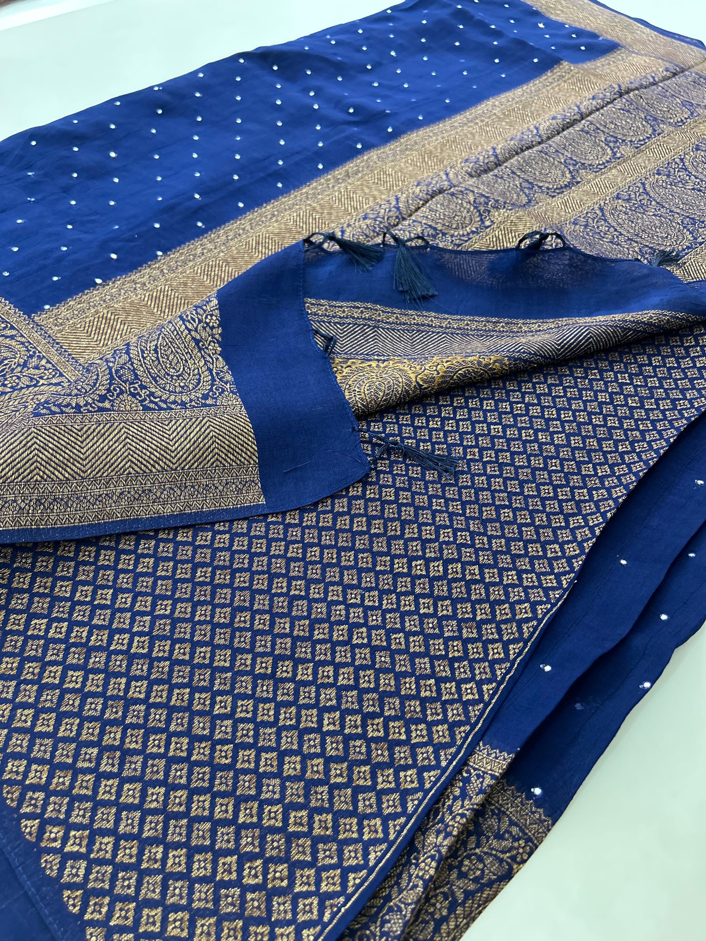 JUTE TUSSAR PREMIUM WITH MIRROR WORK-22