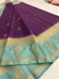 Semi Mysore Silk Saree-JU31