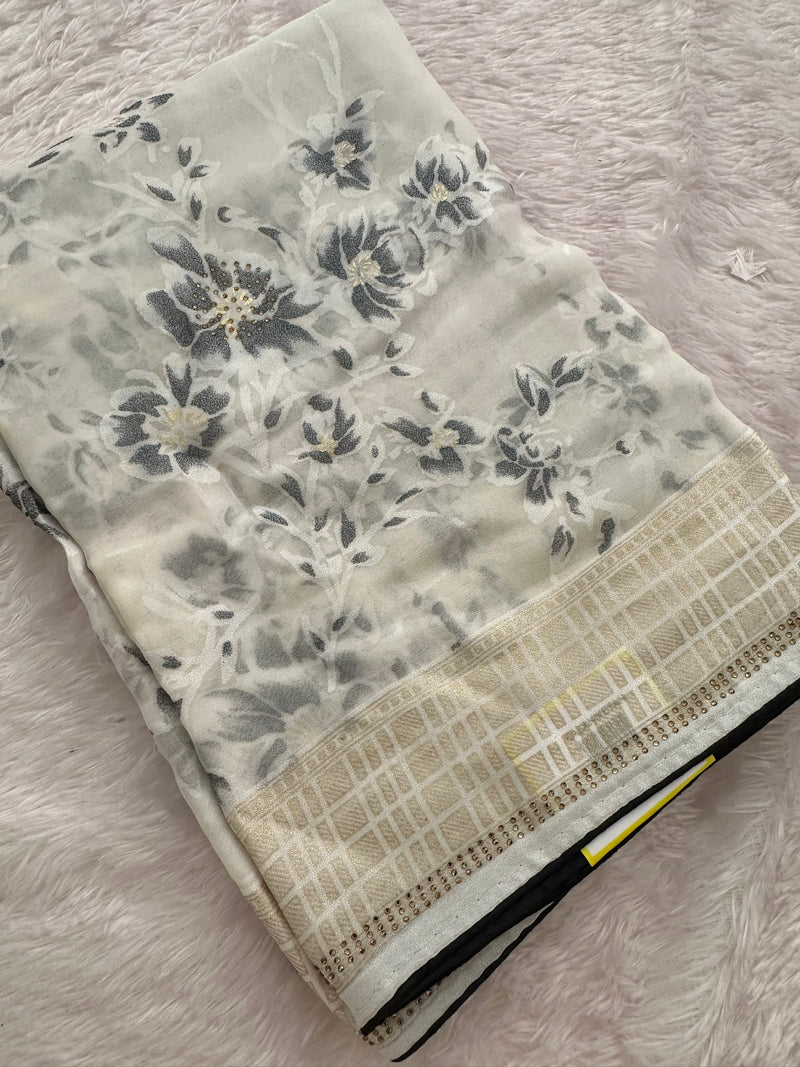 Brosso Fancy Saree New-JU3
