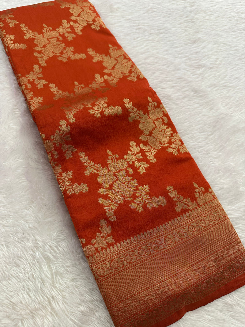Banarsi Crape Silk-JU8