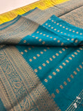 New collection in South Cotton Silk sarees for Varmahalaxmi with contrast matching blouse piece🌹-AU3 (Copy)