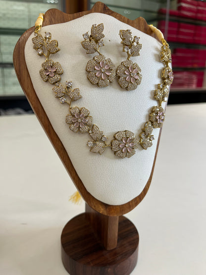 Premium stone flowers jewellery-1029