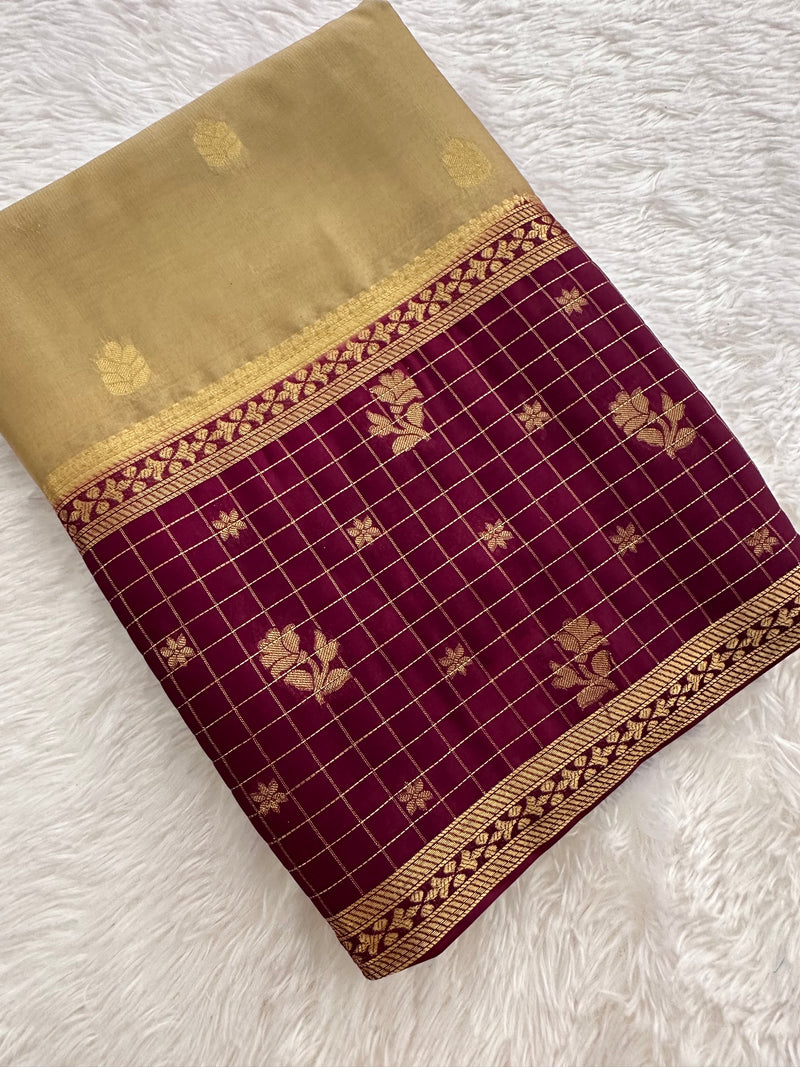 Crape Fancy Saree-JU3