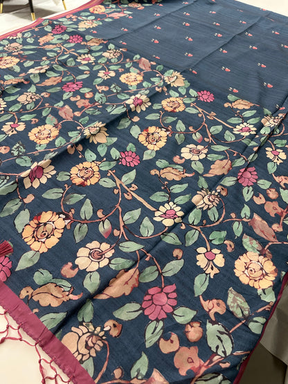 Tussar Printed Saree-M23