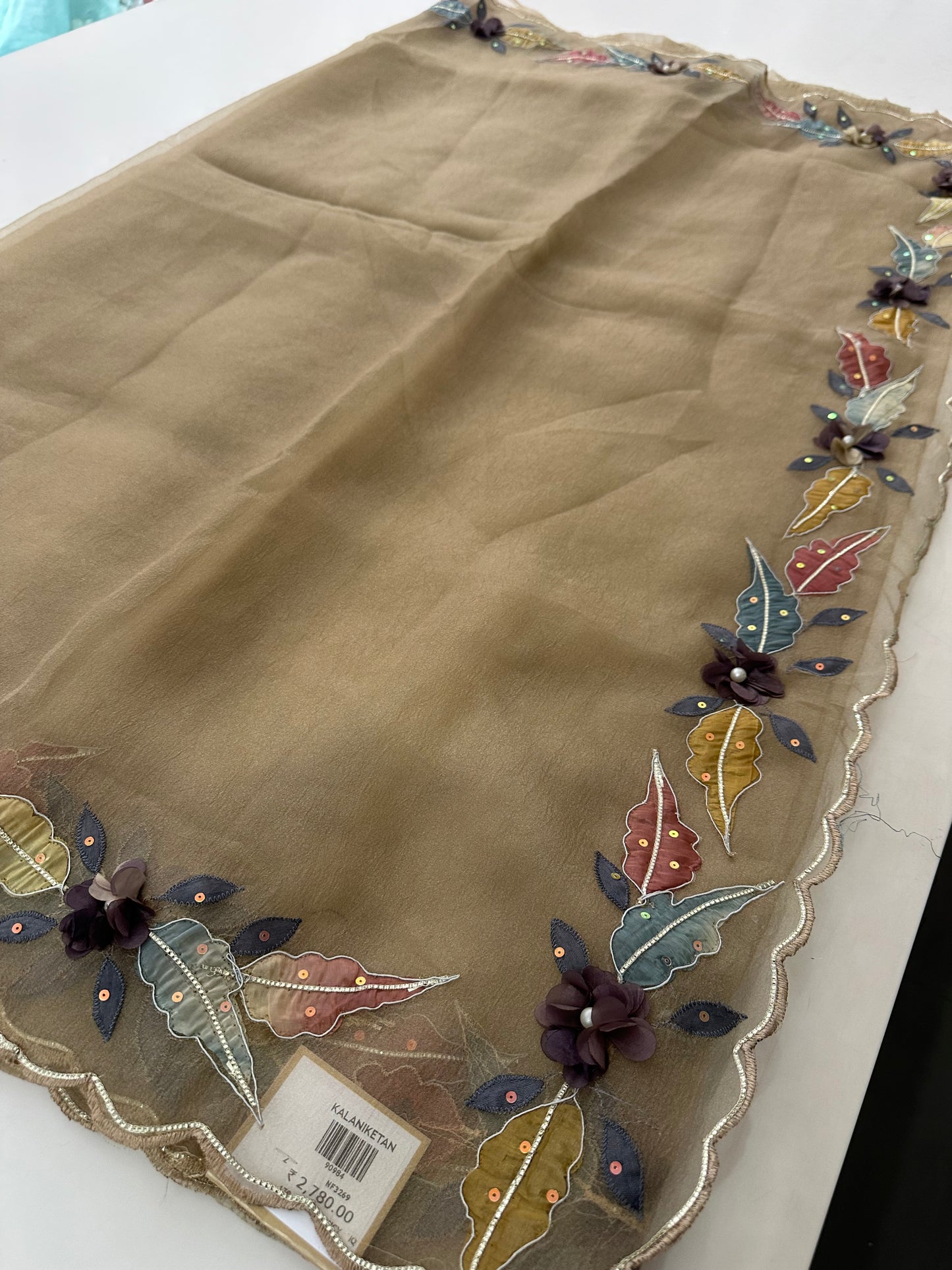 Organza Work Fancy Appliqué Work-M24