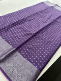 Tussar silver butties -AU3