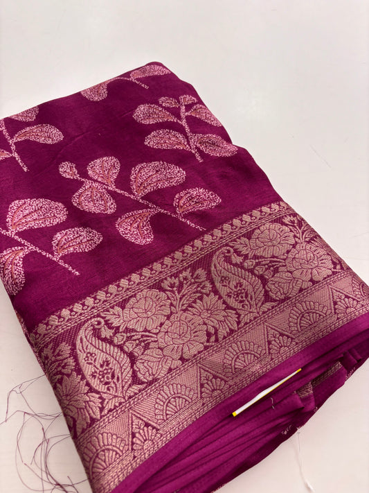 Printed chiffon