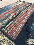 Kalamkari Printed Crape-JU14