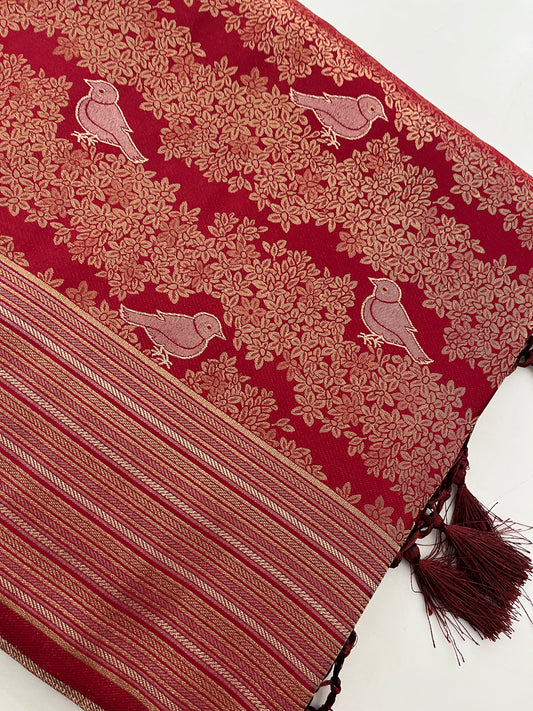 Crepe Brocade Banarasi