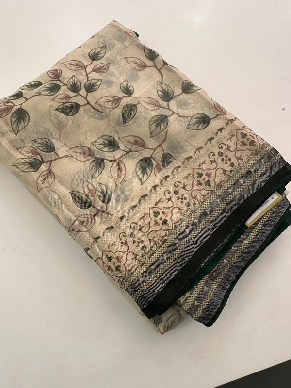 Brosso Fancy Leaf Printed-J18