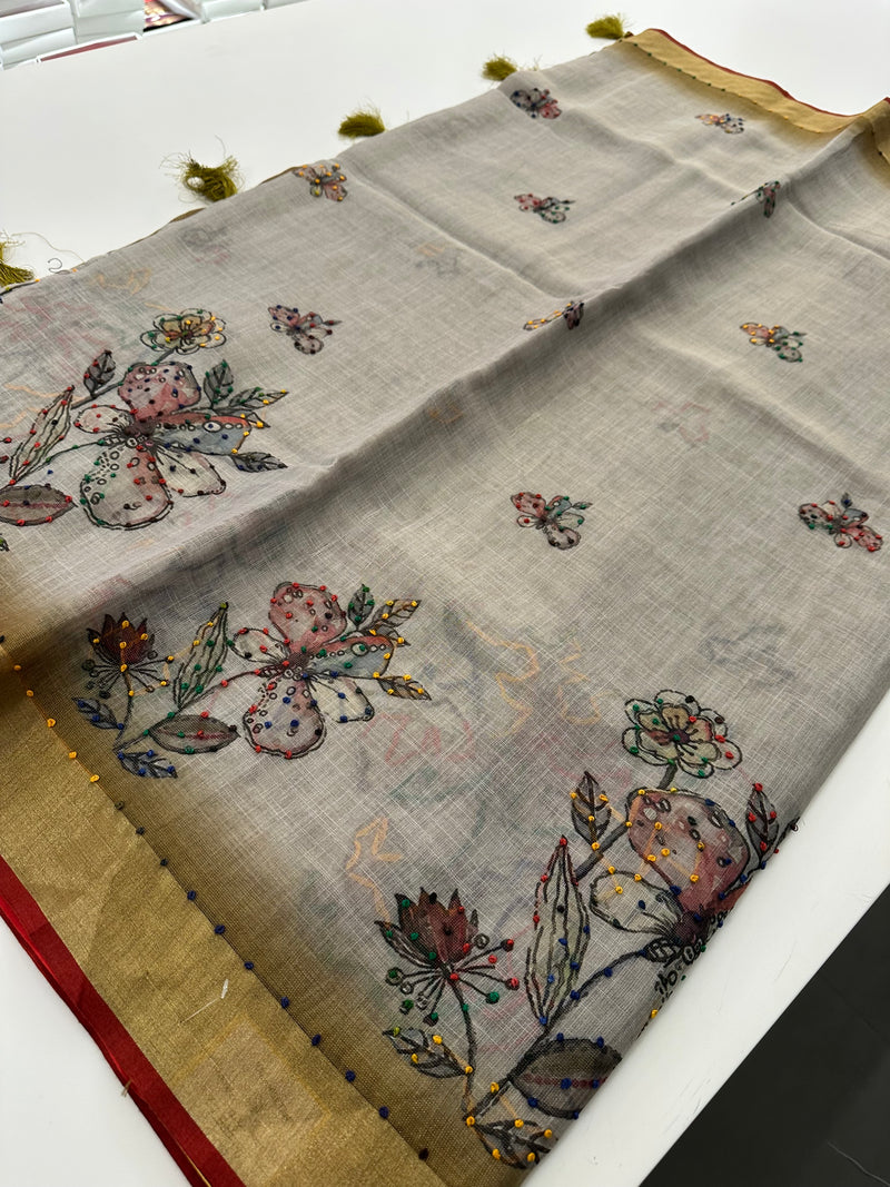 Linen knot work fancy -AU4