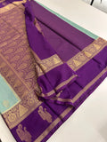 Semi Mysore Silk Saree-JU31