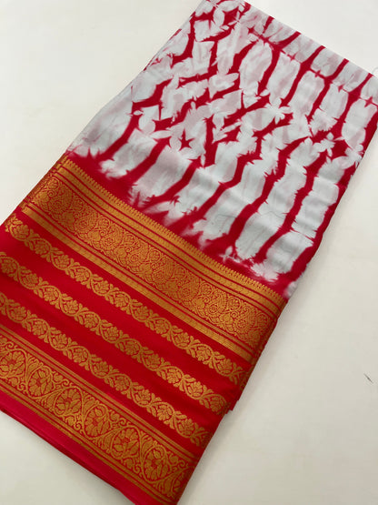 Premium Tyedye  Crepe  Silk