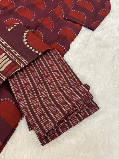 3 Piece Kurti Regular Fit Straight