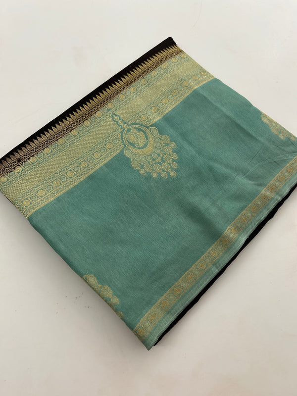 Banarasi Viscose Fancy Saree-J10