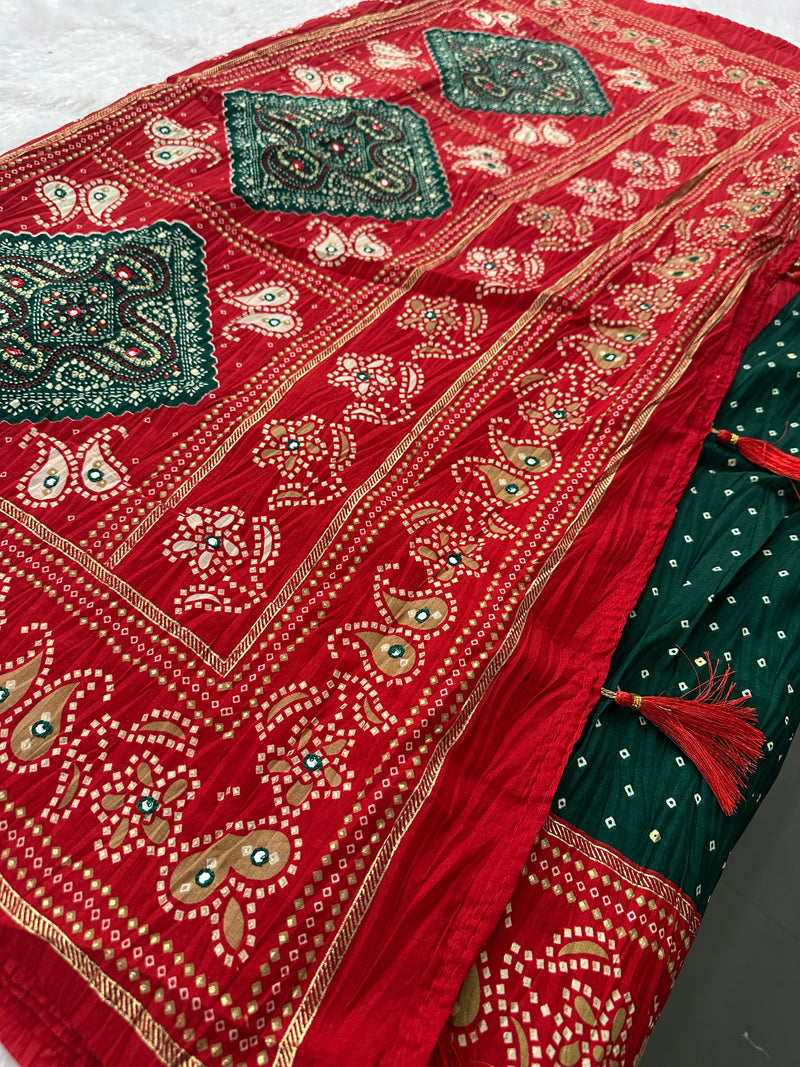 Crush Patola Fancy Saree-JU5