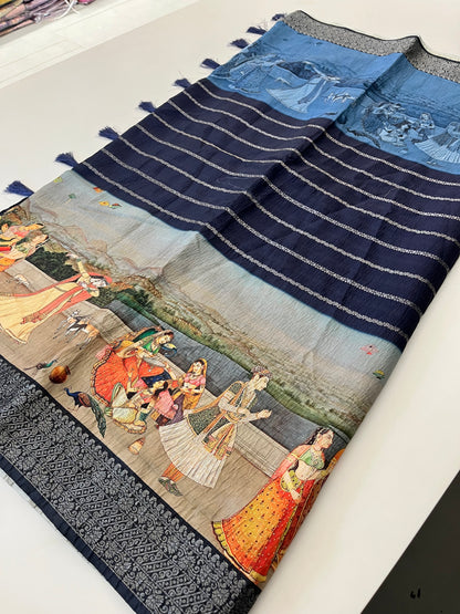 Crush Tussar  Designer