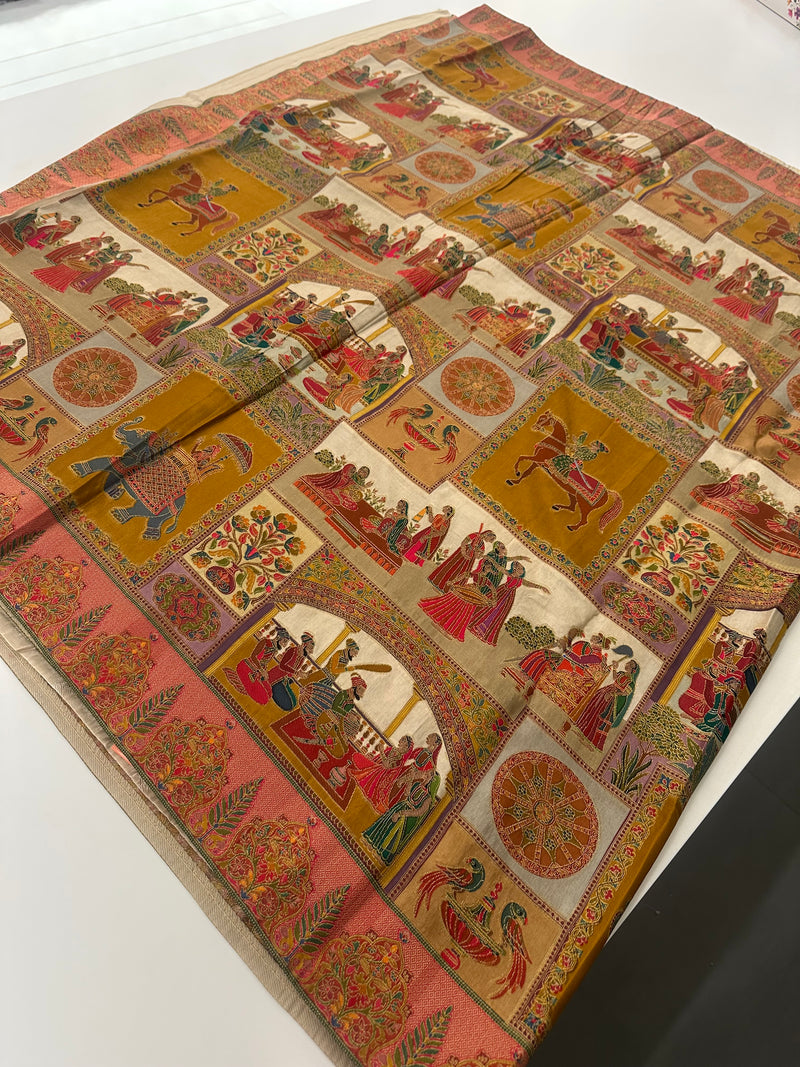 Pashmina Silk Designer Saree-J4