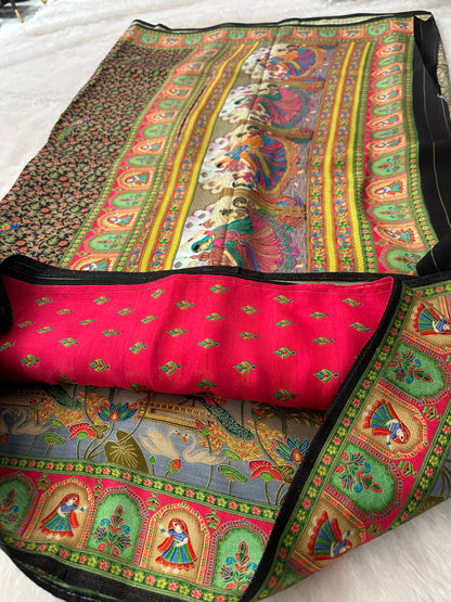 Pashmina kalamkari-M14