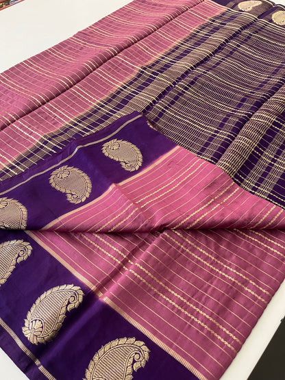 Semi Mysore silk new design