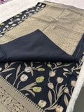 Tulips Linen Premium Saree-M13