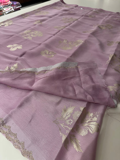 Foil Print Chiffon-J2