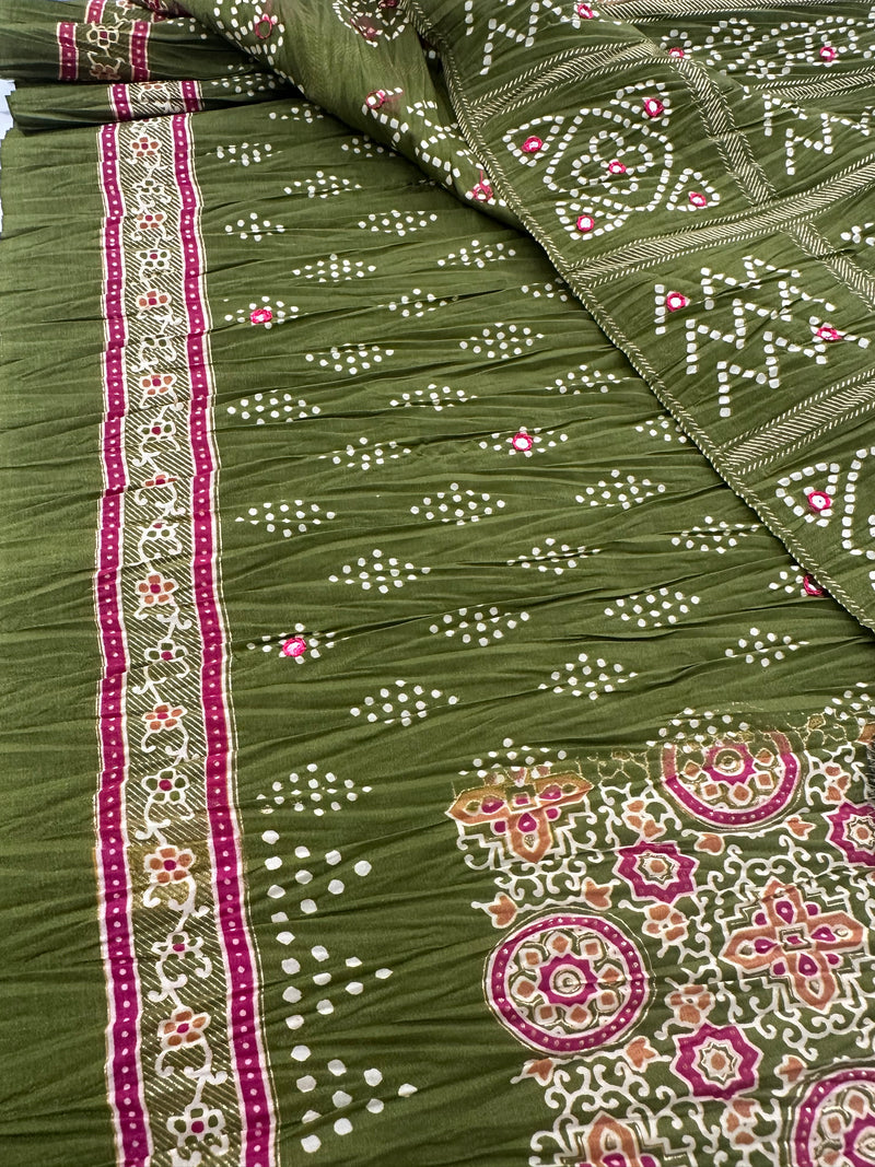 Crush Patola Fancy Saree-J25