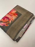 Viscose Digital Print Saree-J29