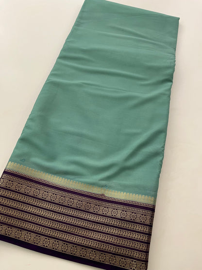 89 PREMIUM SEMI CRAPE MYSORE SILK SAREES