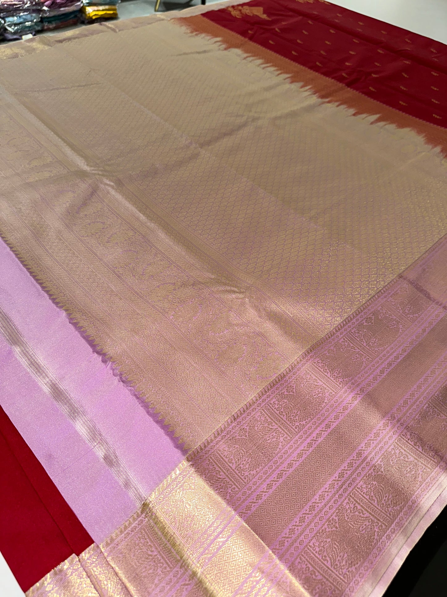 Semi Kanchi Silk Saree