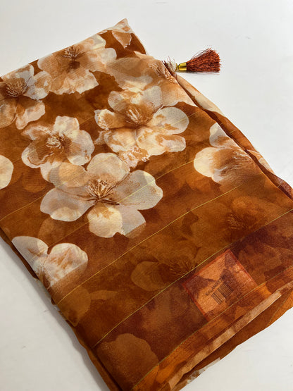 Printed chiffon