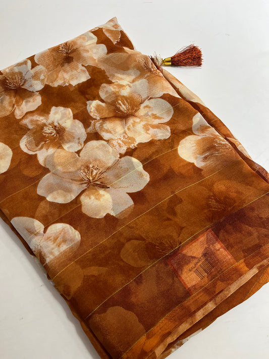 Printed chiffon
