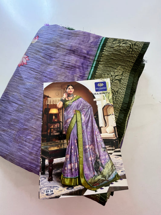 Printed Tussar fancy