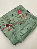 Cut Work Designer Full Embroidery Work Pure Tussar-J20