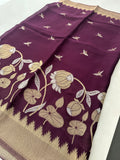 Jute Chiffon Premium Designer Saree-M26