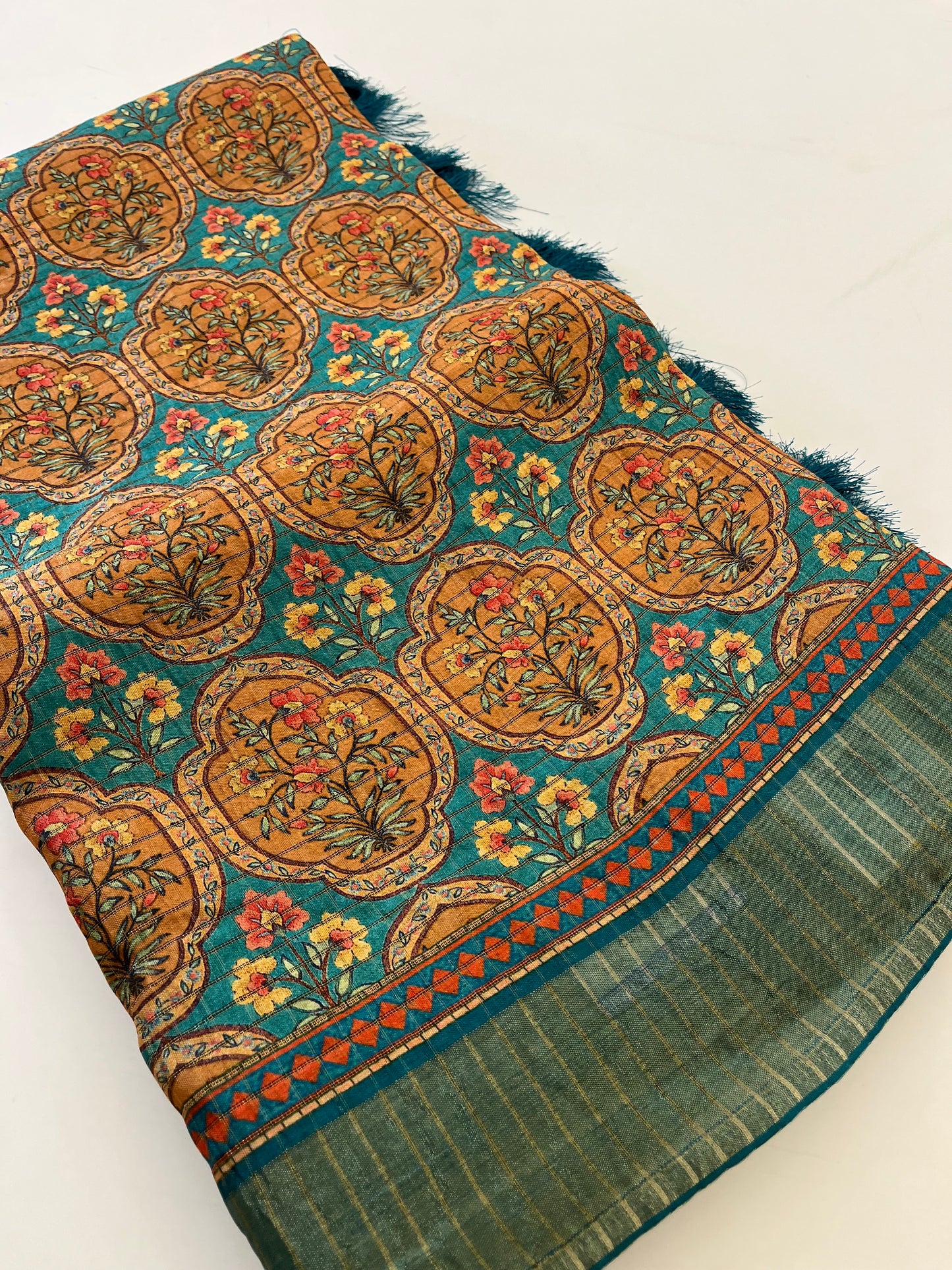 Crush Tussar Printed