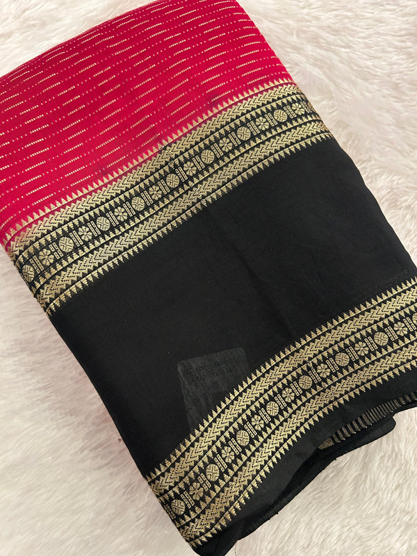 Assam Silk Fancy Saree-(JU2)
