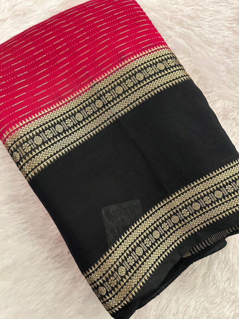 Assam Silk Fancy Saree-(JU2)