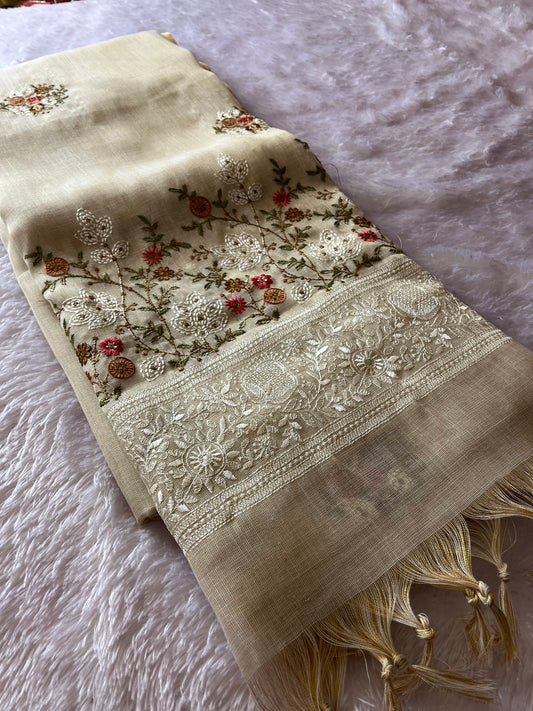 Linen Designer Embroidery