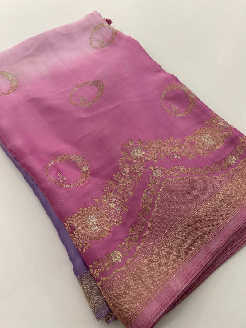 Satin Crepe Banarsi Designer -JU29