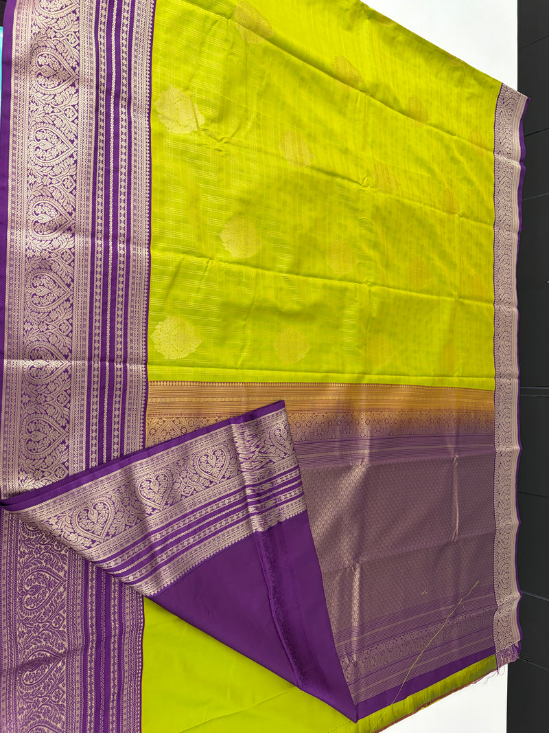 Semi Kanchi Silk Saree-JU31