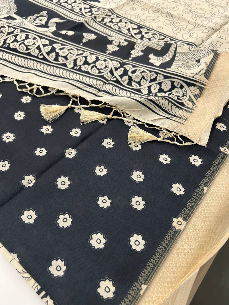 Tussar Printed Saree-M23
