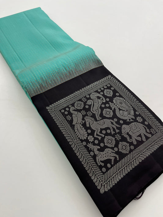 Pure Kanchipuram silk saree with silk mark certified