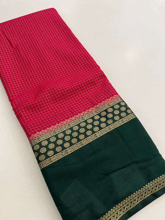 Designer crape silk