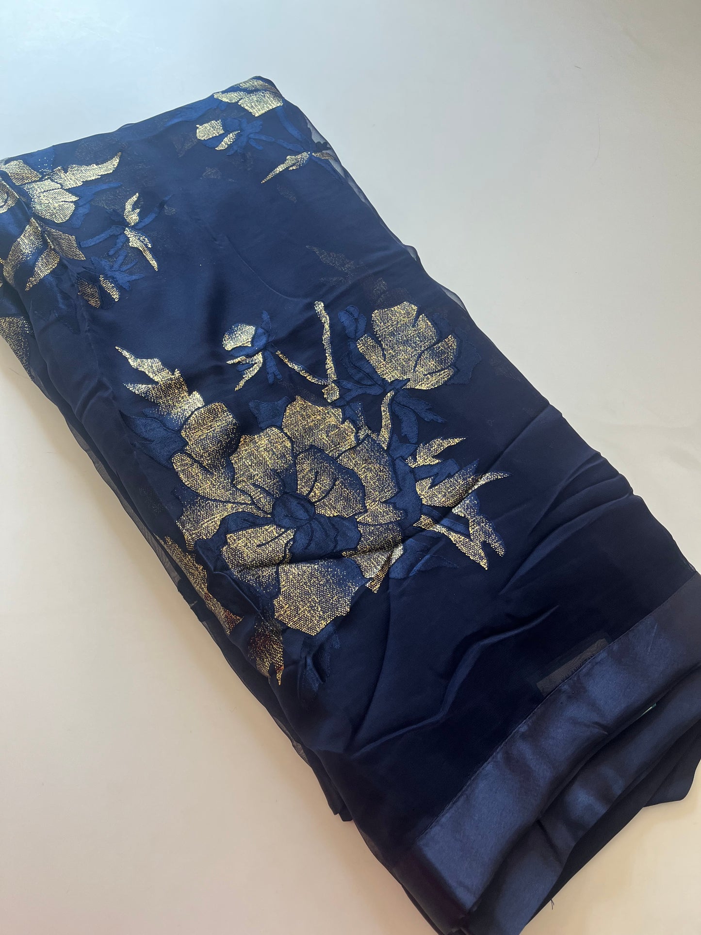 Brosso Chiffon satin Border Premium