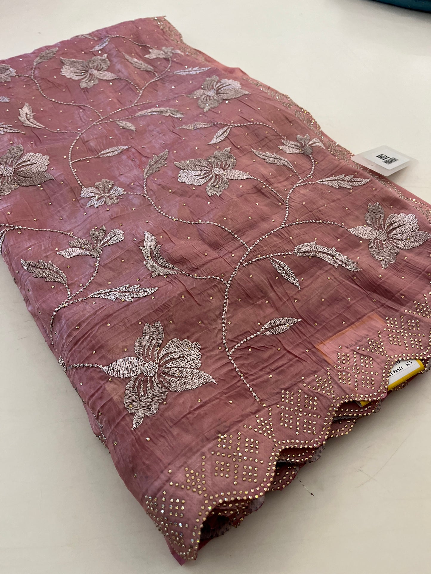 Butter silk Embroidery work