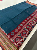 Premium Designer Chanderi Mul Fabric With Designer Border and Weaving Pallu with Tassels❤️❤️-J23